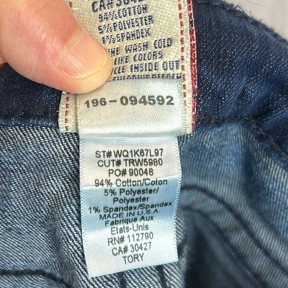 True Religion Tori Bead Embellished Jeans Dark Wash Jeans Womens Size 24 - Picture 6 of 16